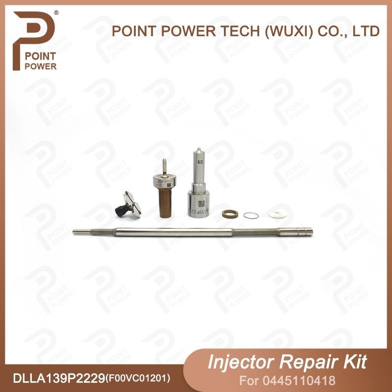 Bosch Injektor Reparatur-Kit für Injektoren 0445110418 Düse DLLA139P2229 und F00VC01201
