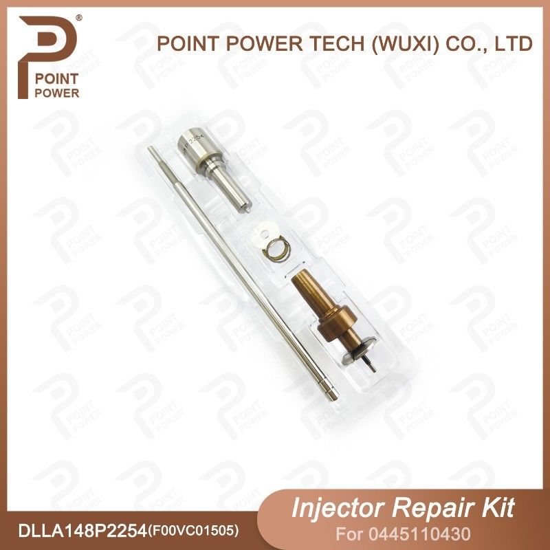 Bosch Injektor Reparatur-Kit für 0445110430 mit Düse DLLA148P2254 und F00VC01505 Ventil