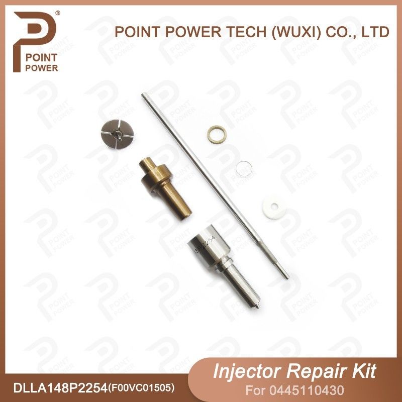Bosch Injektor Reparatur-Kit für 0445110430 mit Düse DLLA148P2254 und F00VC01505 Ventil