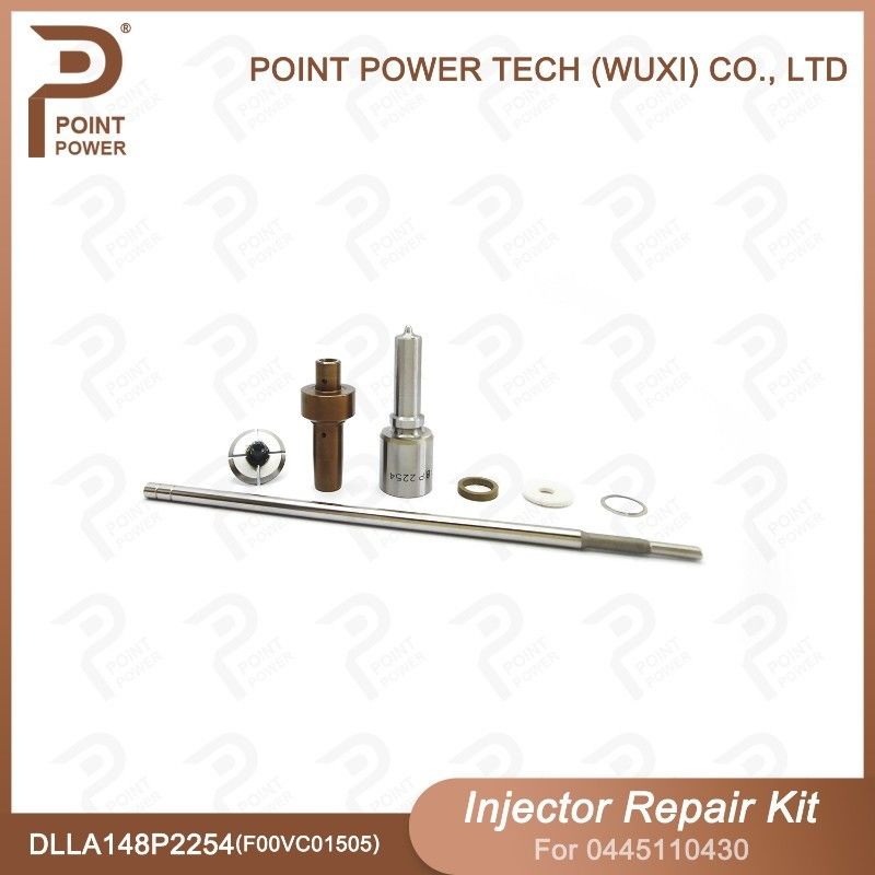 Bosch Injektor Reparatur-Kit für 0445110430 mit Düse DLLA148P2254 und F00VC01505 Ventil