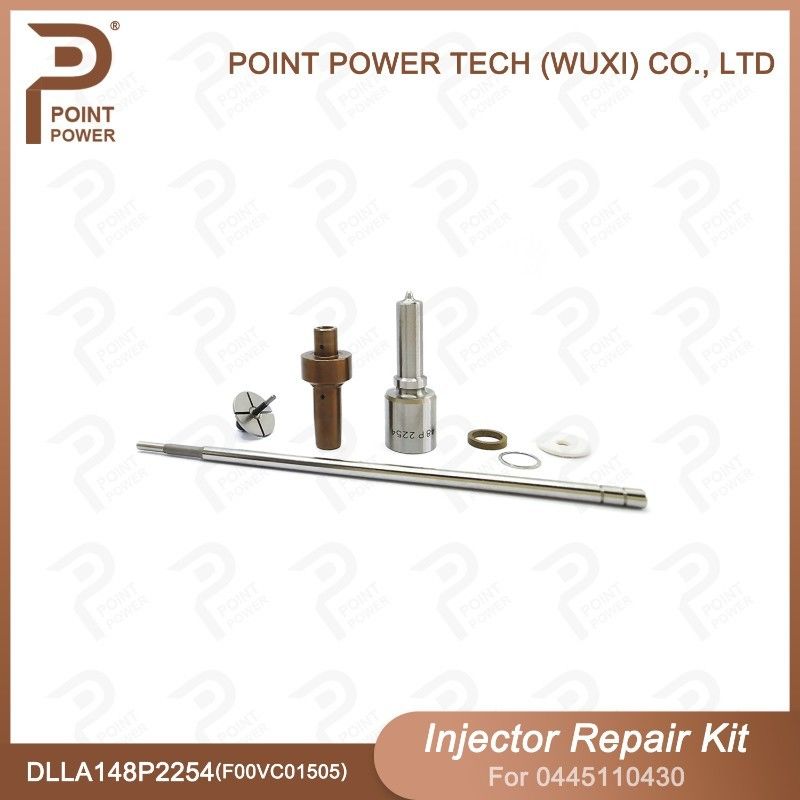 Bosch Injektor Reparatur-Kit für 0445110430 mit Düse DLLA148P2254 und F00VC01505 Ventil