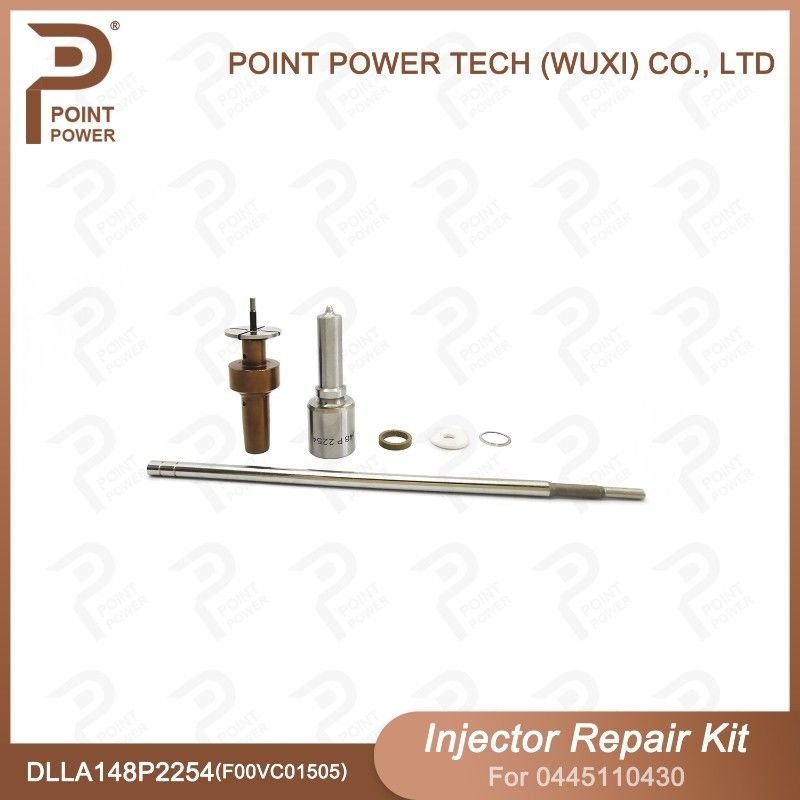 Bosch Injektor Reparatur-Kit für 0445110430 mit Düse DLLA148P2254 und F00VC01505 Ventil