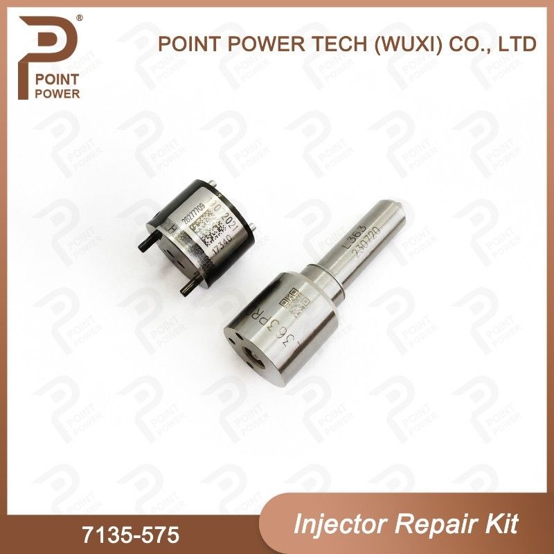Das Delphi-Injektor-Reparaturpaket 7135-575 umfasst die Düse H363 und das Ventil 28277709