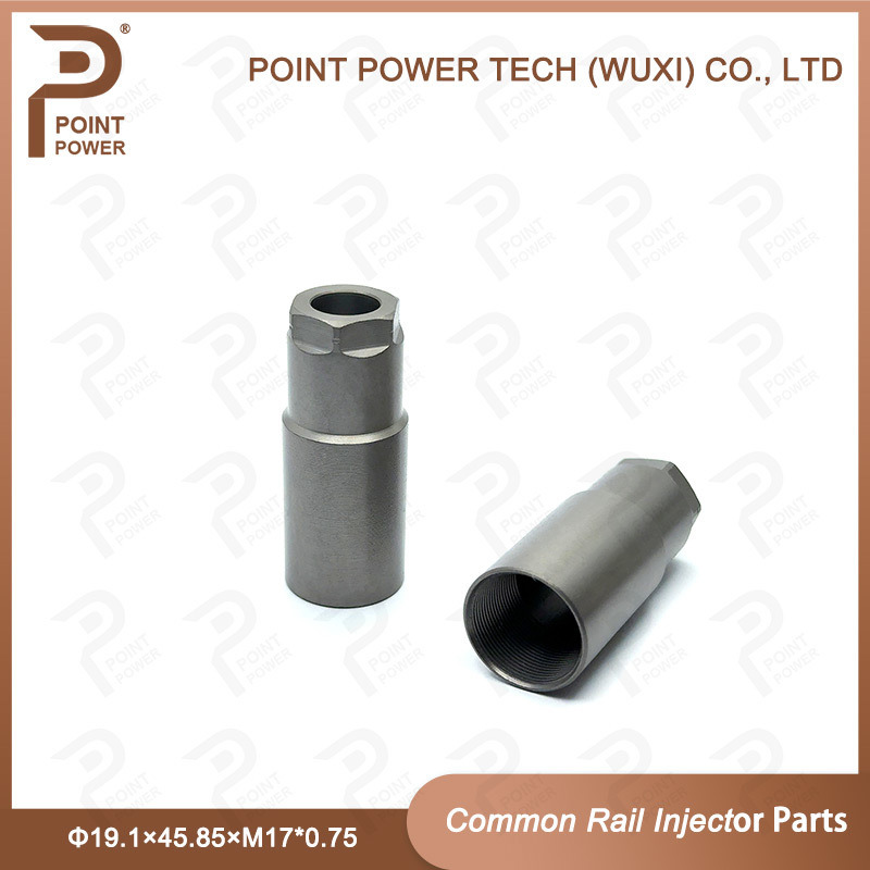Diesel-Brennstoff-Injektor-Ersatzteile Düsenmutterkappe, Größe Φ19.1×45.85×M17*0.75Für den Piezo-Injektor 115069