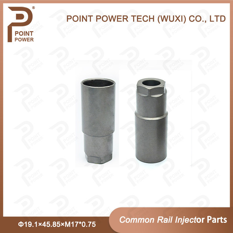 Diesel-Brennstoff-Injektor-Ersatzteile Düsenmutterkappe, Größe Φ19.1×45.85×M17*0.75Für den Piezo-Injektor 115069