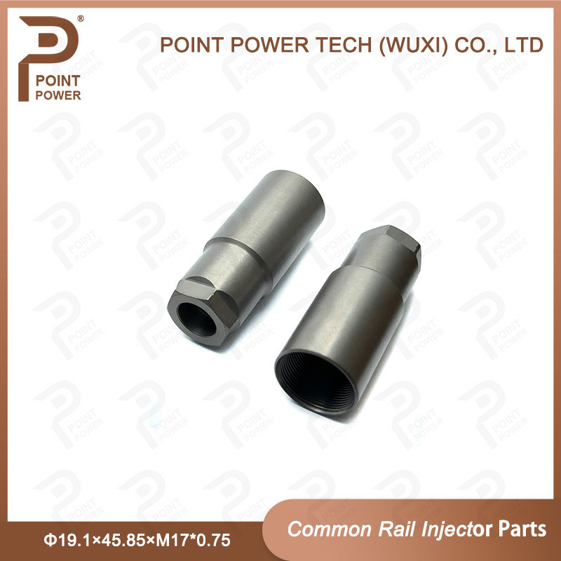 Diesel-Brennstoff-Injektor-Ersatzteile Düsenmutterkappe, Größe Φ19.1×45.85×M17*0.75Für den Piezo-Injektor 115069