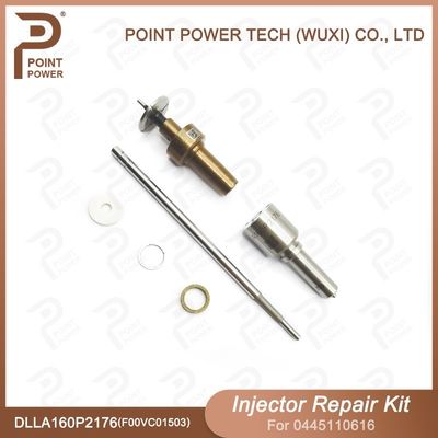 Bosch Injektor Reparatur-Kit 0445110616 mit DLLA160P2176 Düse und F00VC01503 Ventil